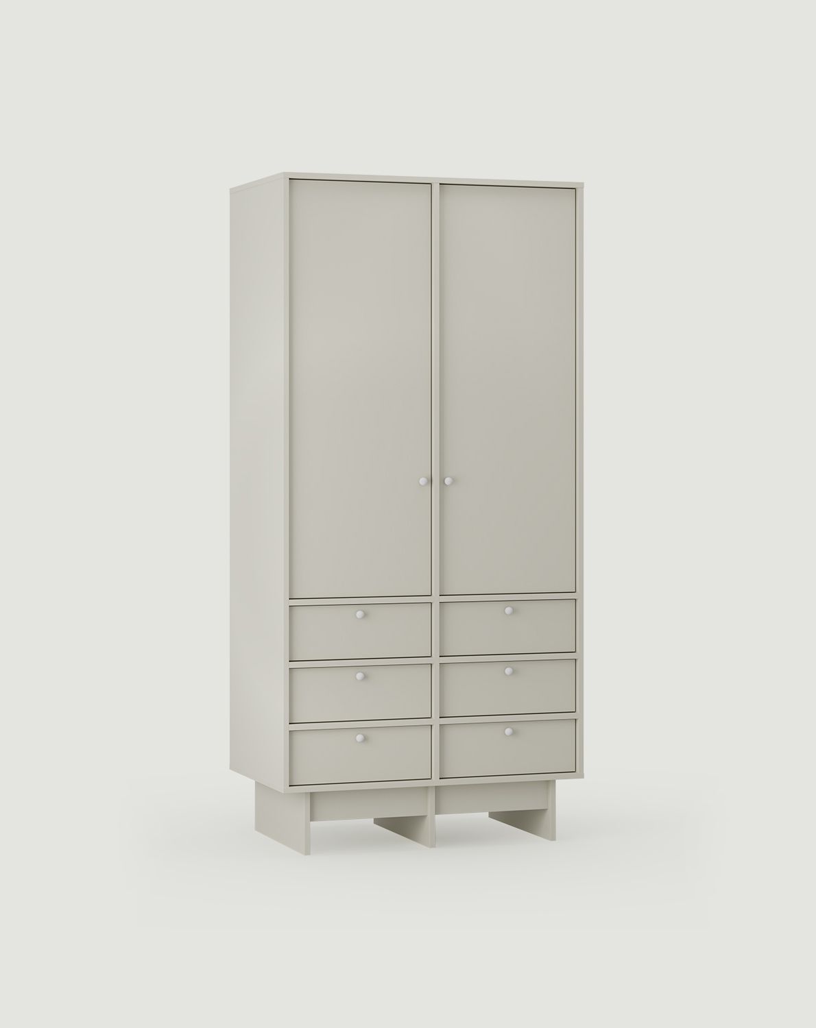 KABE SZK07 Tiefgarderobe mit JAPANDI-Stange
Farbe: Milky Way
Griff: Weißer KD-Kugelgriff