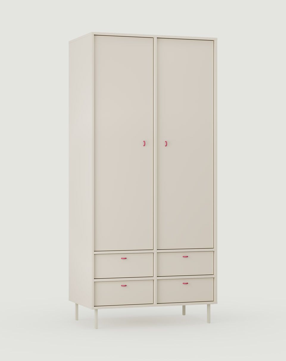 SIGI KIDS Kleiderschrank mit zwei Stangen SZS10K