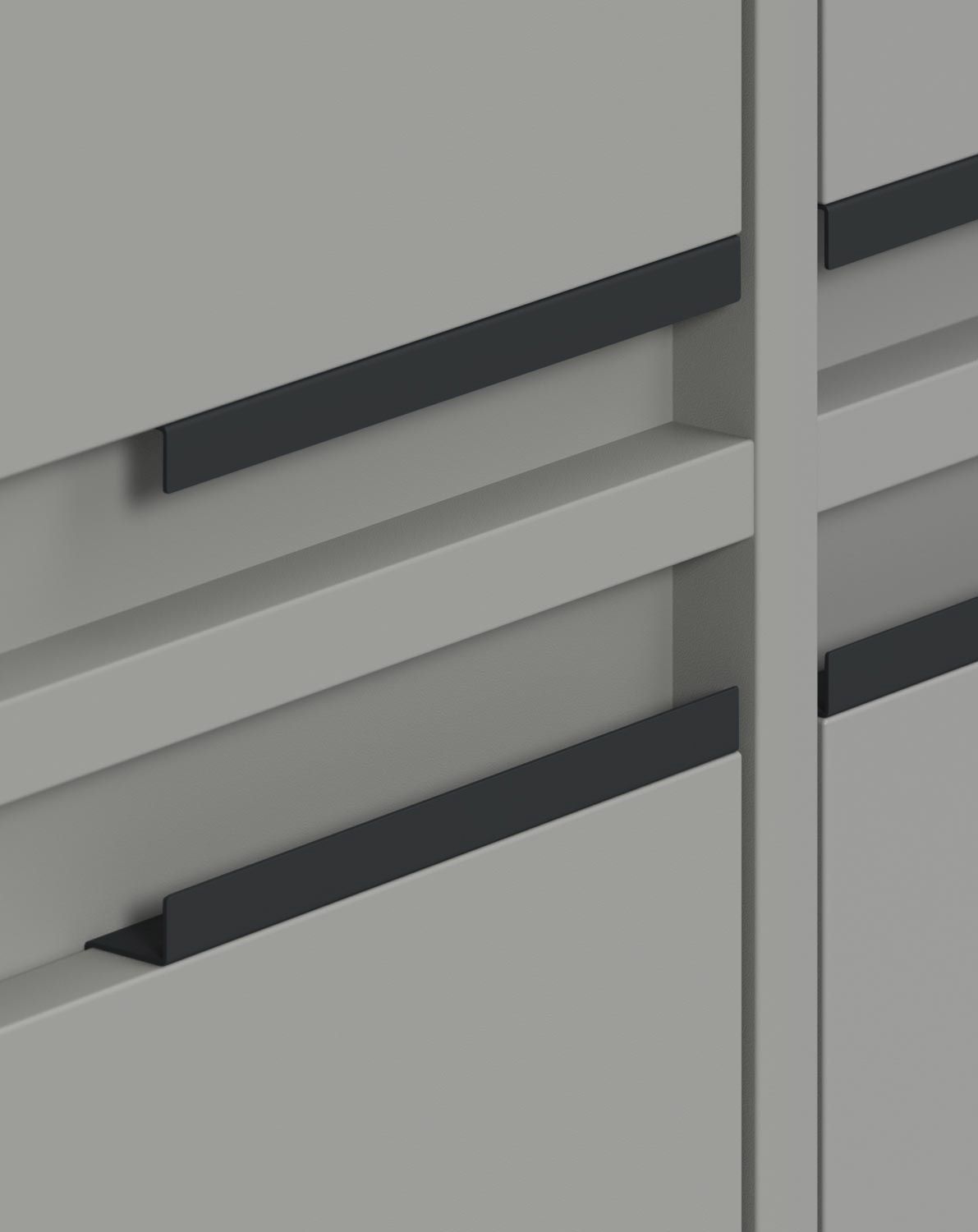 INEA Kleiderschrank ISZD2S
Farbe: Moon Dust
Farbe der Beine und Griffe: Stahl Inea Schwarz
