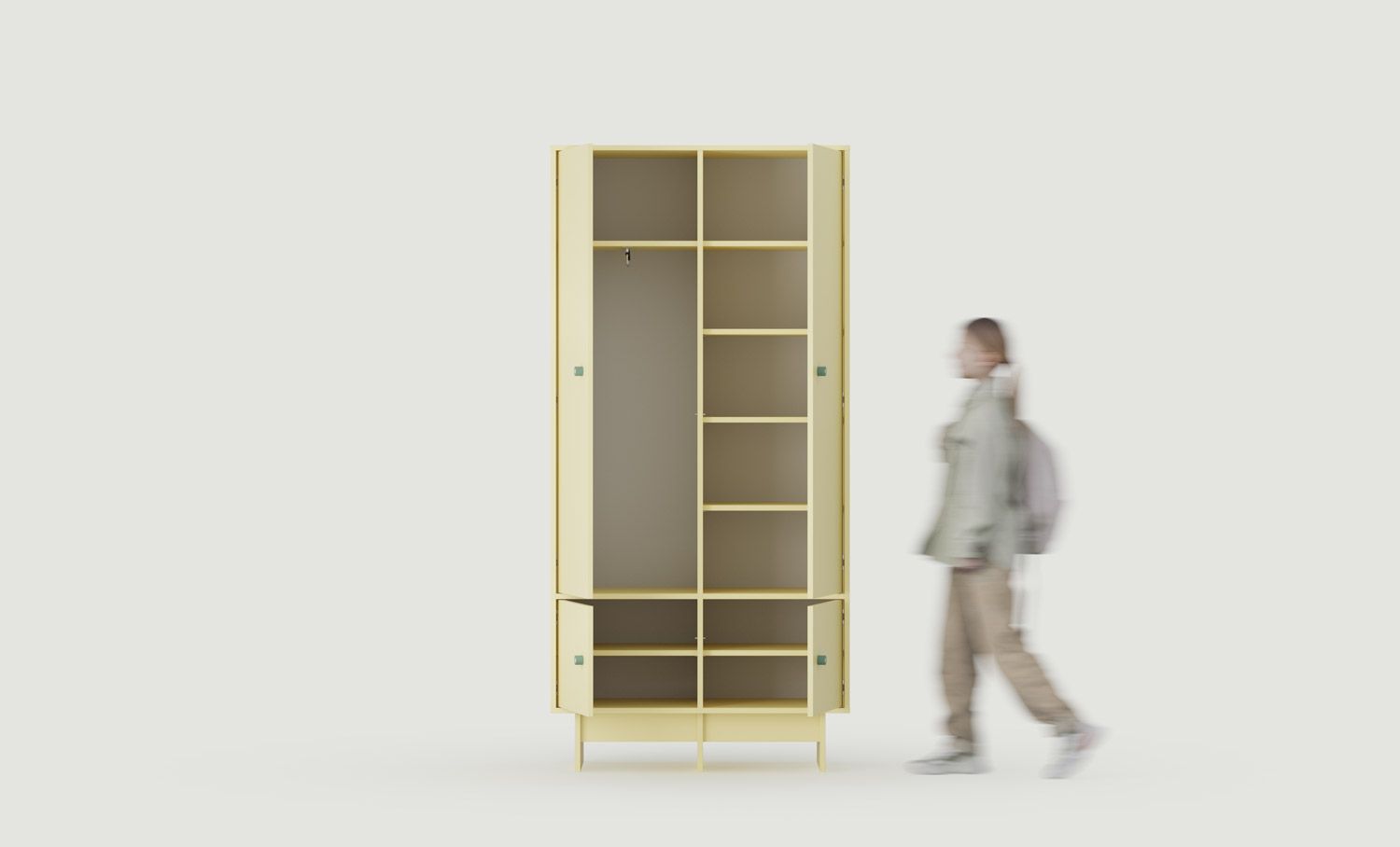 KABE KIDS SZK02K Kleiderschrank im JAPANI-Stil 