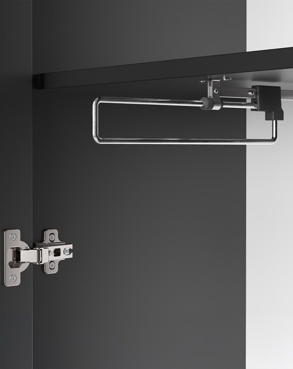 Garderobe ODIS SZO4
Farbe: Onyx Schwarz