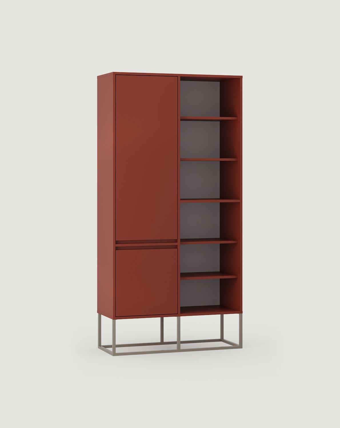 Garderobe ODIS SZO4
Farbe: Feuriges Terrakotta
Farbe der Beine: Stahl ODIS Grey Beige