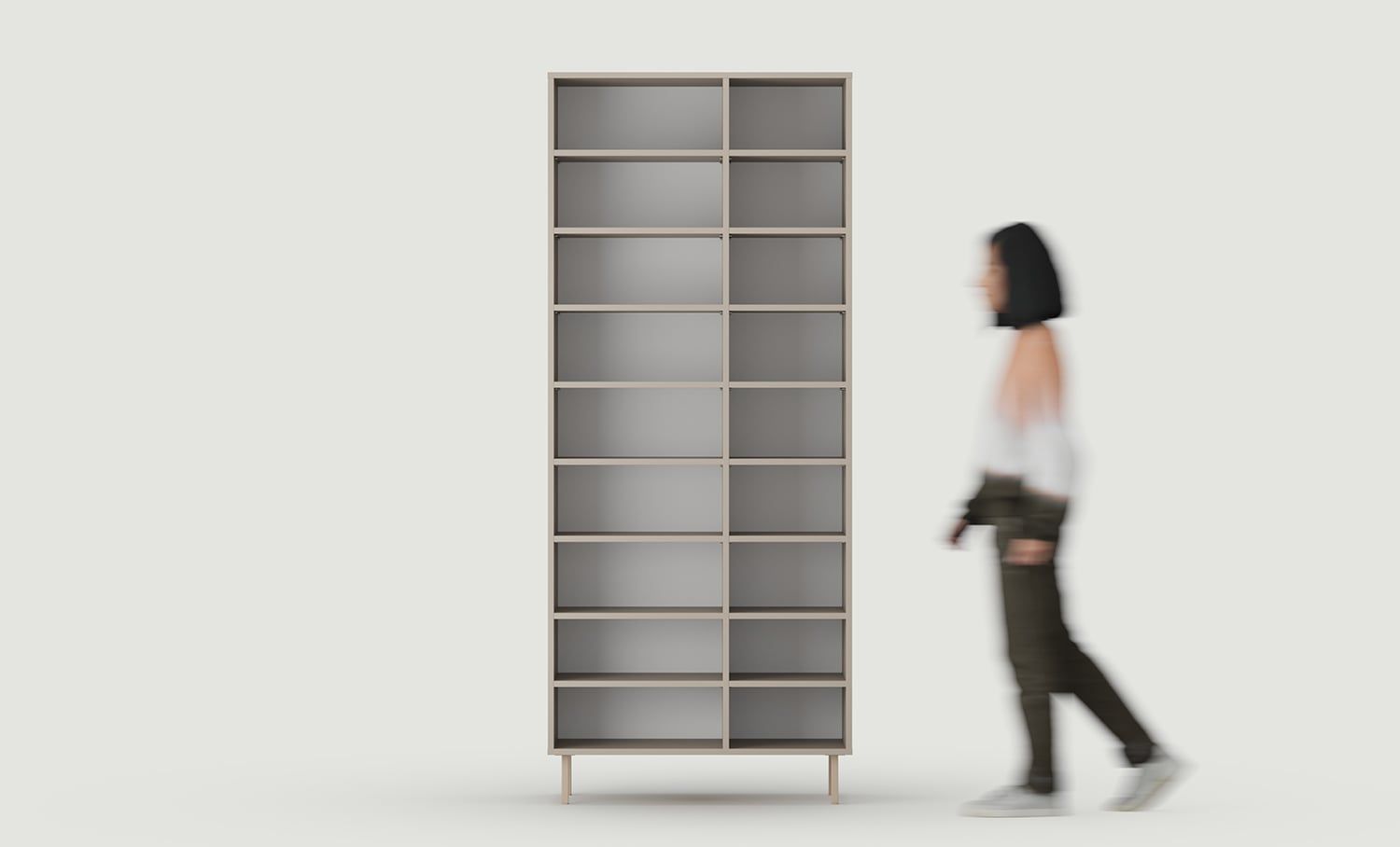SIGI asymmetrische Garderobe SZSA4
Farbe: Esche Lehm
Bein: Cappuccino