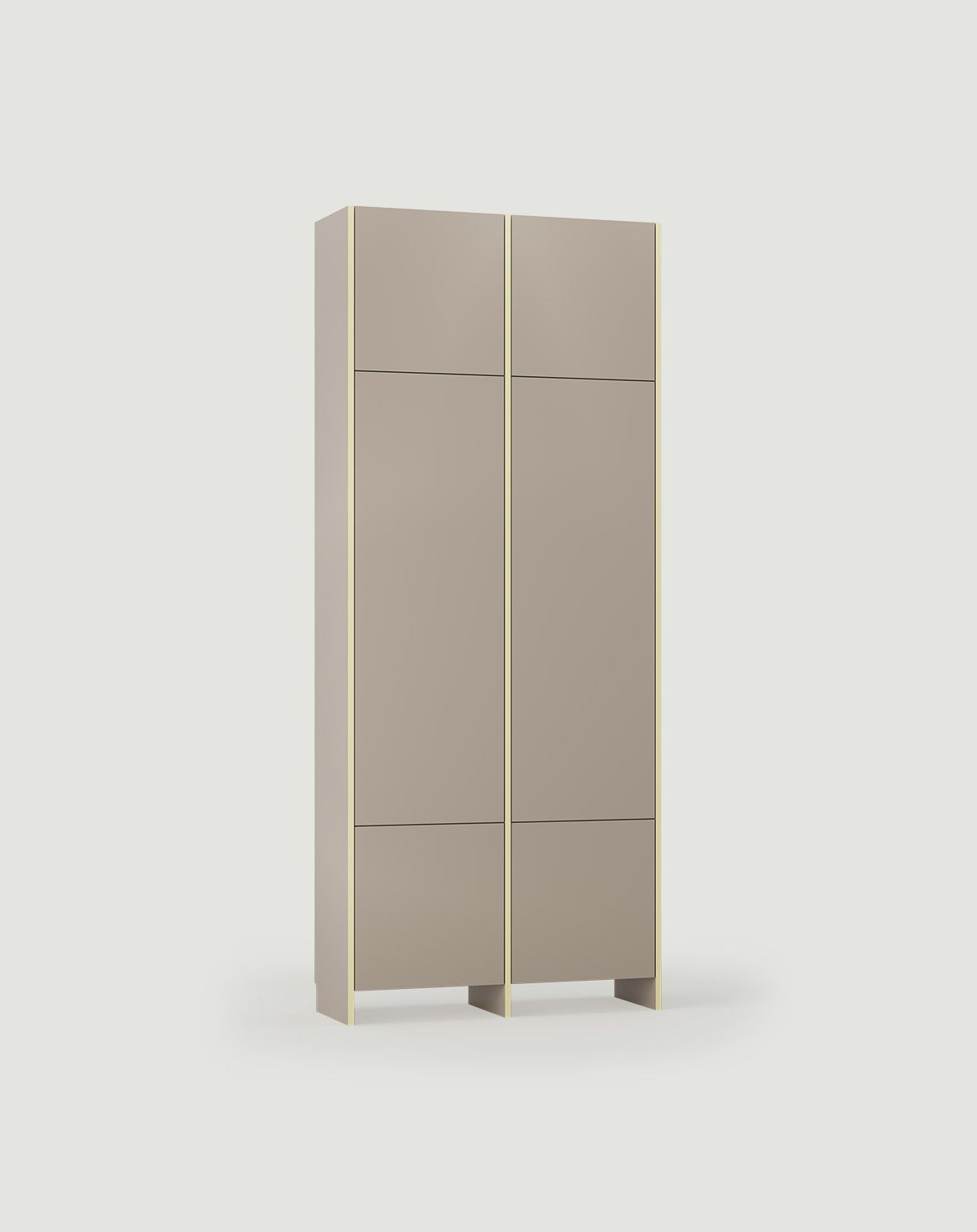 Hoher Kleiderschrank ASKA ASK20
Farbe: Cappuccino
Furnier: Zitrone Mousse