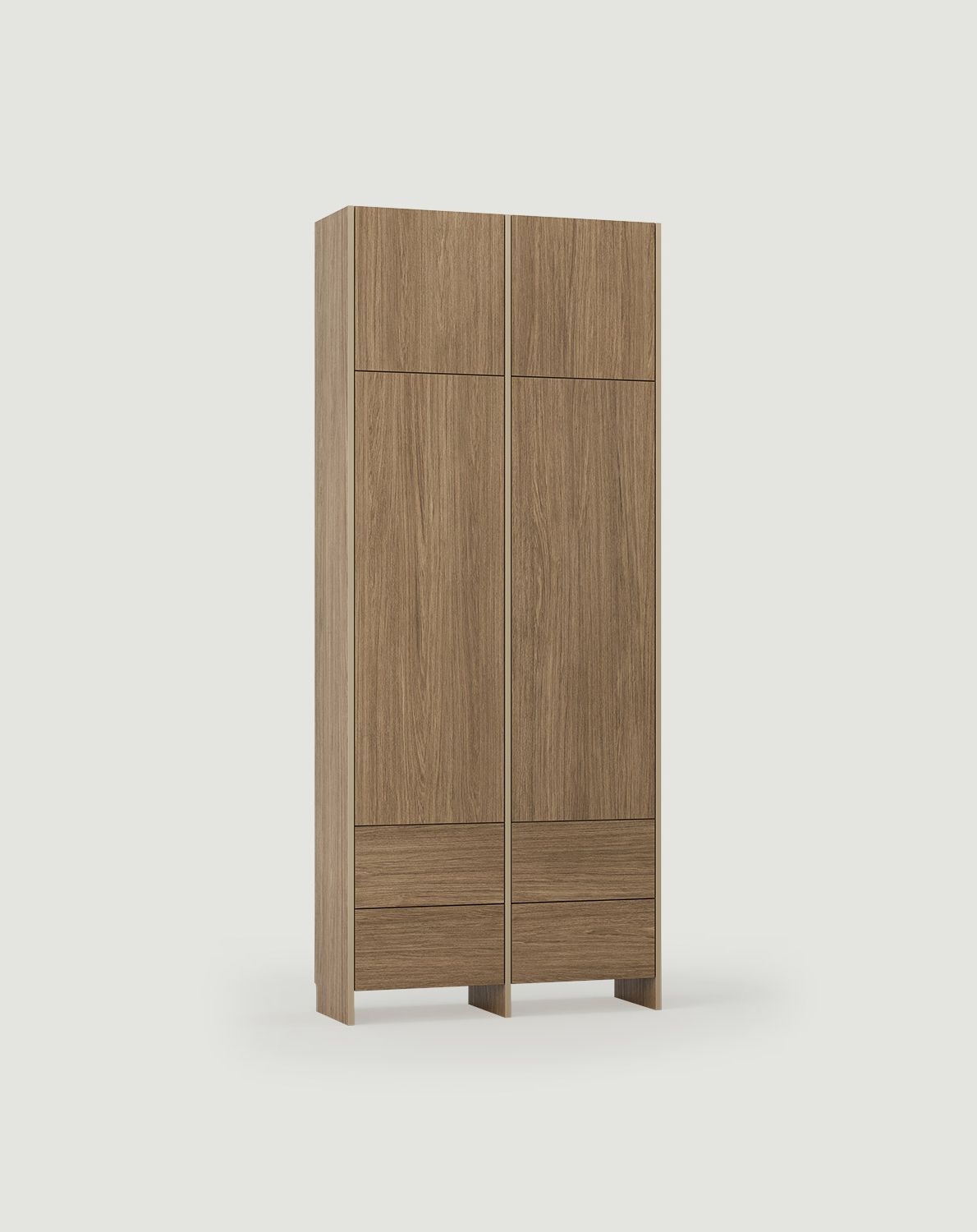 ASKA Hochschrank ASK21
Farbe: Eiche Schoko Moos
Furnier: Cappuccino