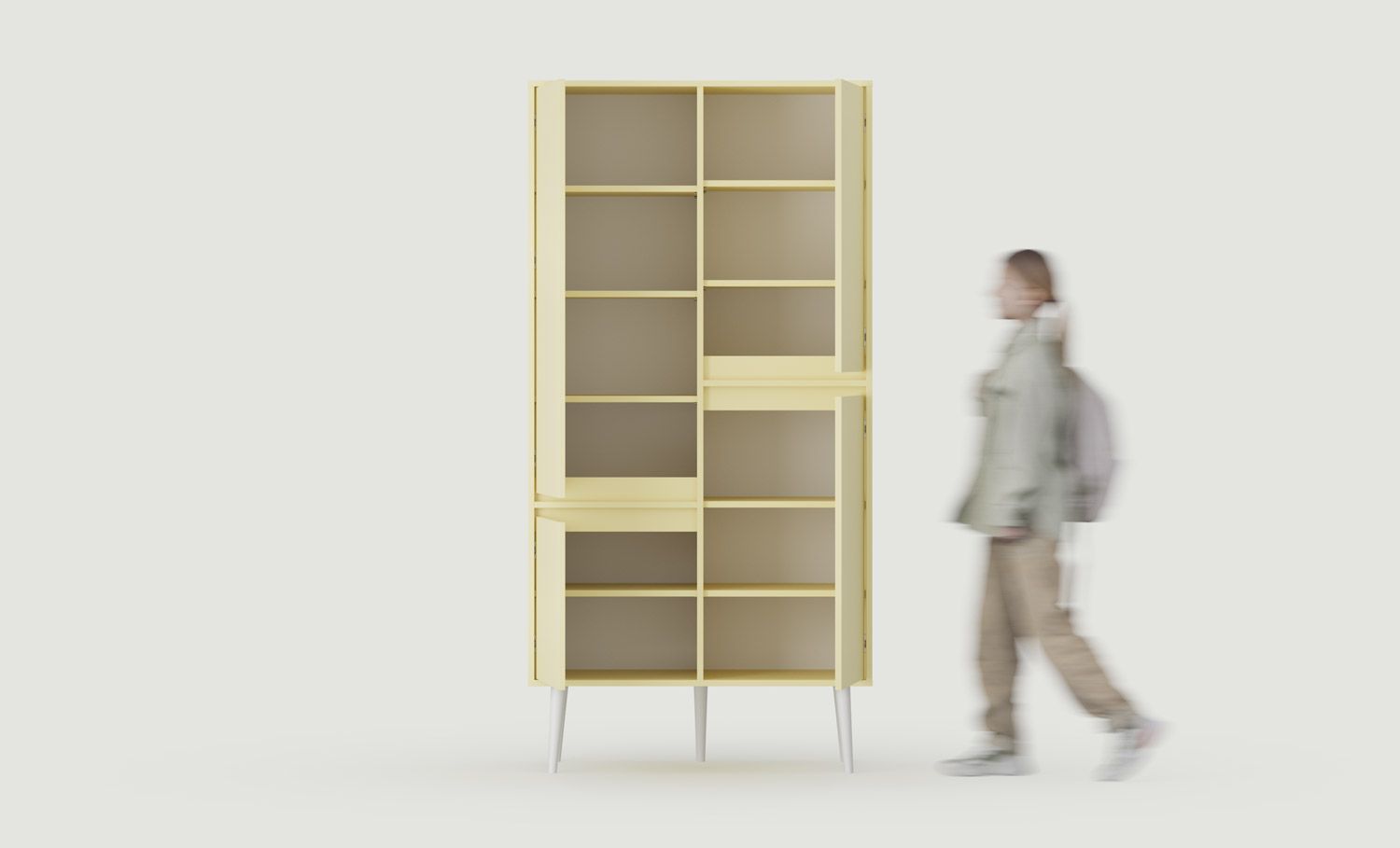 Fenris KIDS Kleiderschrank mit Einlegeböden SZF3K