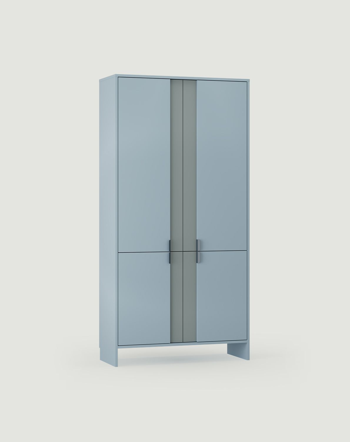 LAYERS Kleiderschrank LAY59
Farbe: Taubenblau
Farbe 2: Twilight Blue
Griff: LAYERS Kantengriff 110 Night Sailing