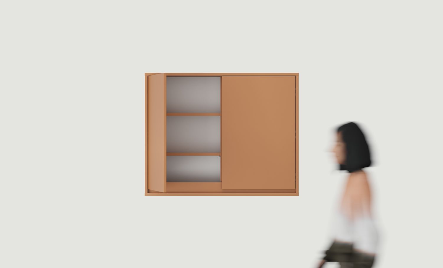 Badezimmer-Wandschrank ODIS WOL01
Farbe: Sahara Deep