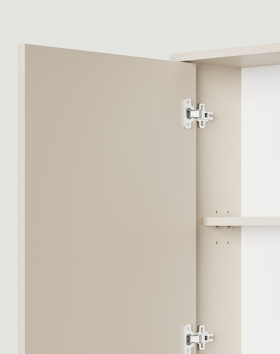 SIGI WSL01 Badezimmer-Wandschrank
Farbe: Champagner Beige