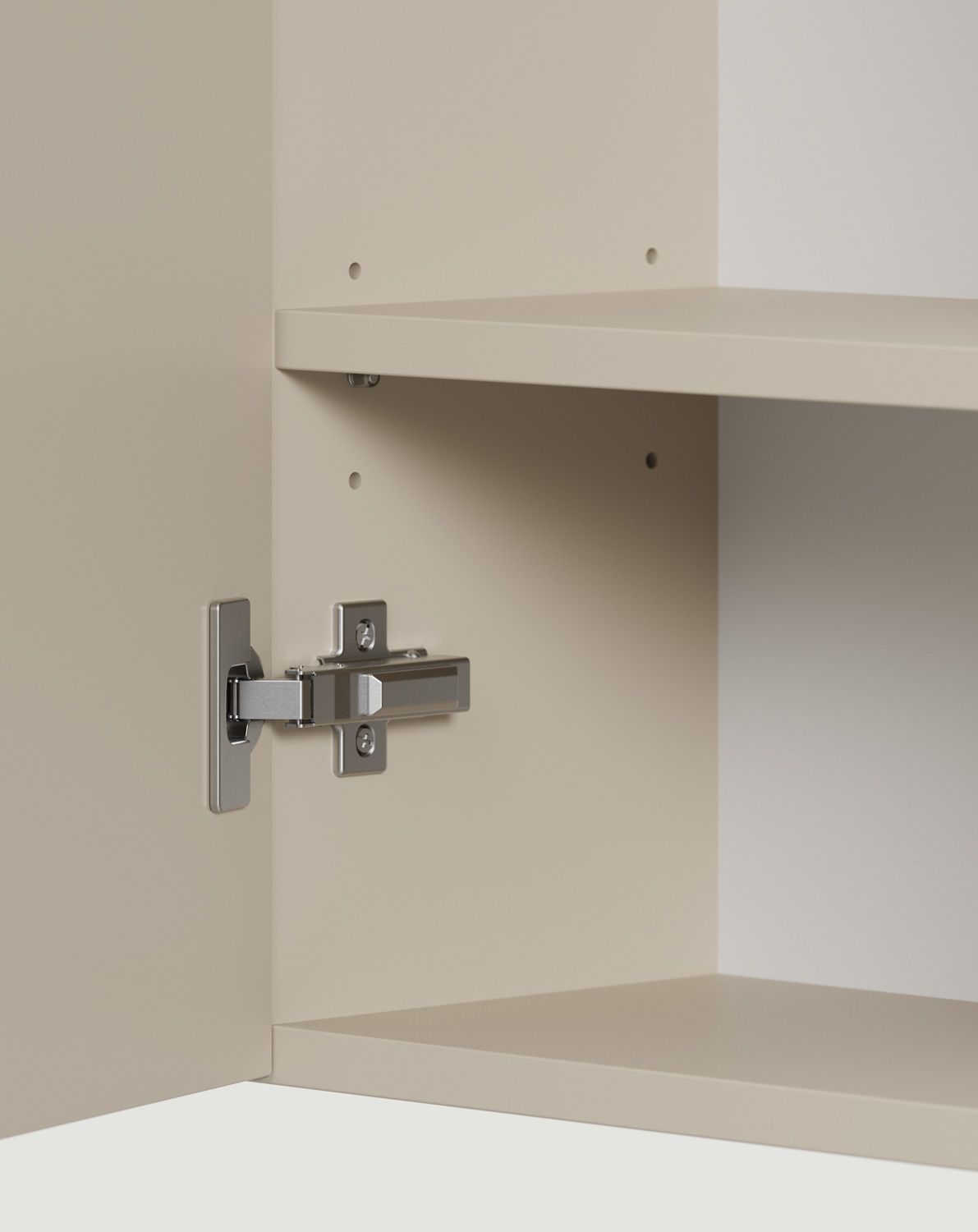 Badezimmer-Hängeschrank mit Spiegel und Front WLL01
