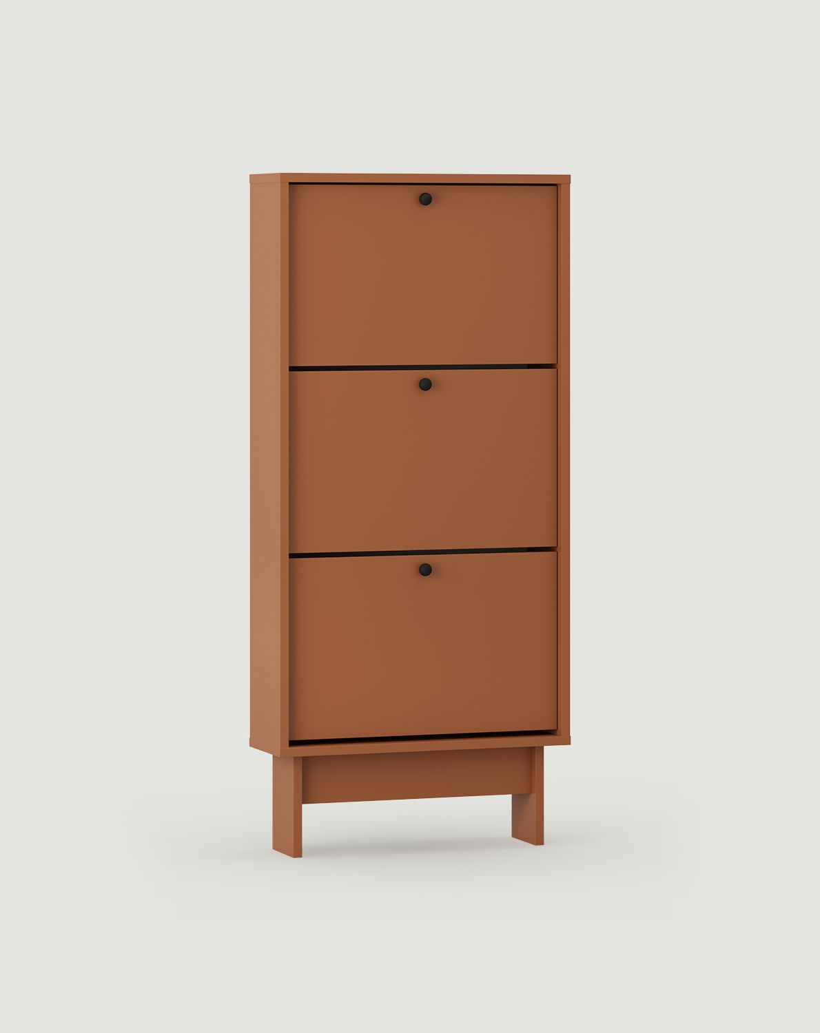 KABE SBKK2 Klapp-Schuhschrank im JAPANDI-Stil
Farbe: Sahara Deep
Griff: Kugelgriff Schwarz KD