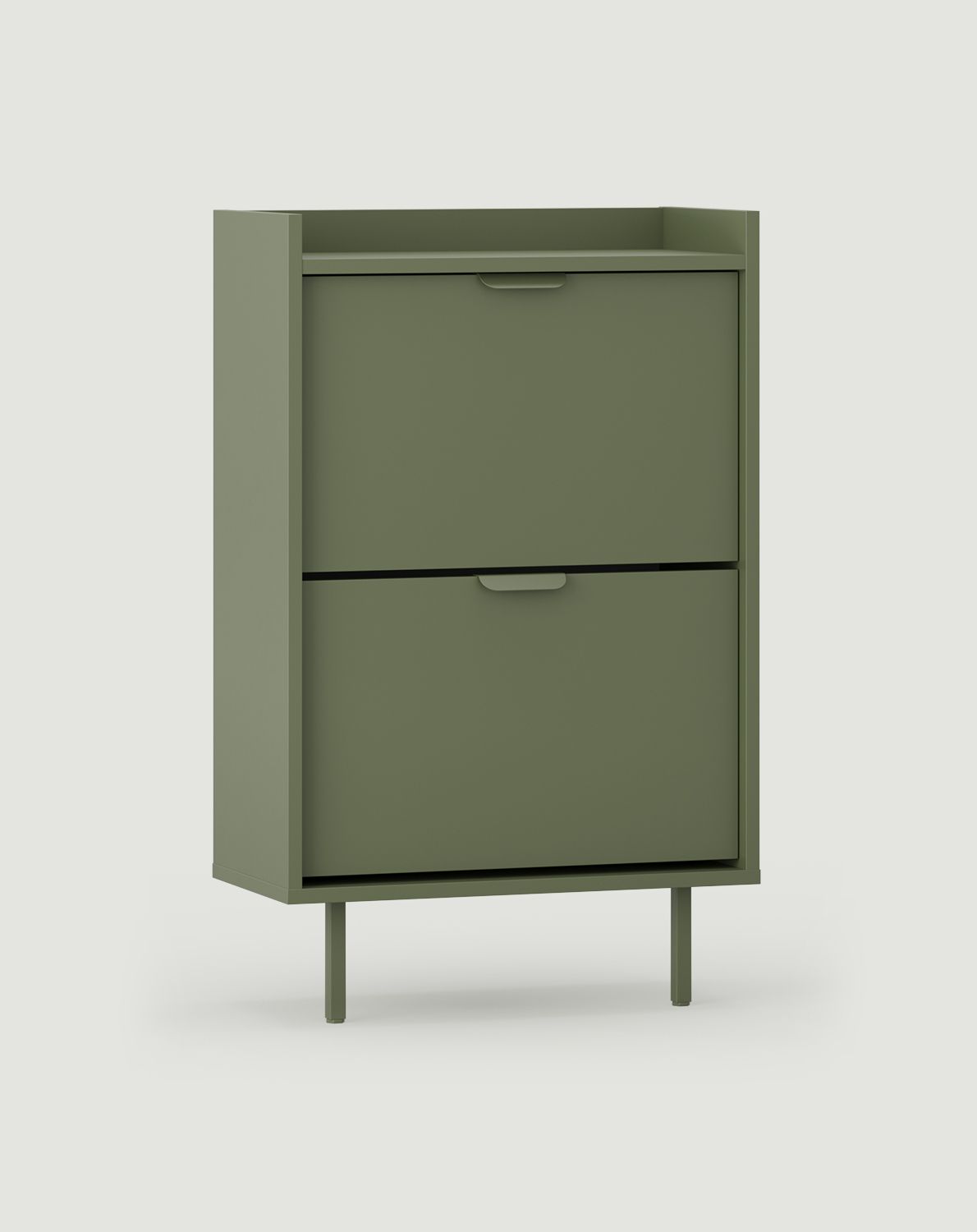 SIGI SBKS1D Klapp-Schuhschrank
Farbe: Zypressengrün
Bein: Zypressengrün
Griff: LAYERS 110 Zypressengrün