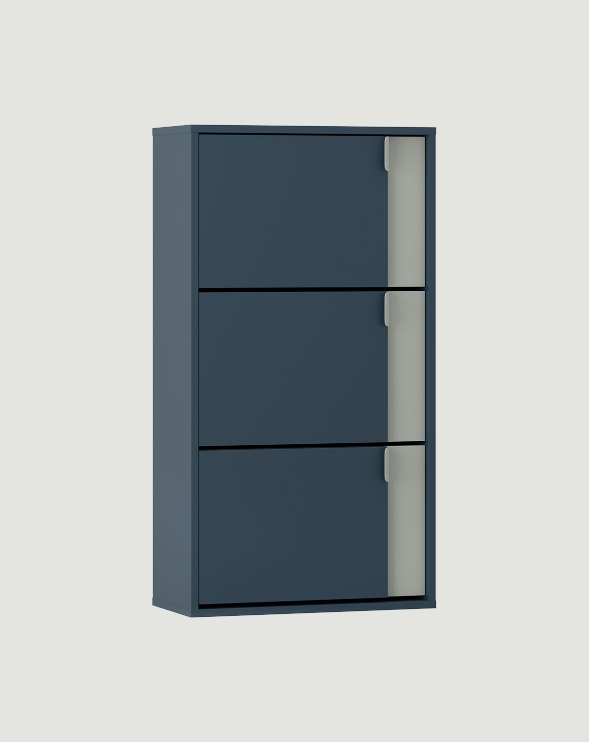 LAYERS Klapp-Schuhschrank LAY39
Farbe: Night Sailing
Frontfarbe: Milk Pistachio
Griff: LAYERS 110 Milk Pistachio