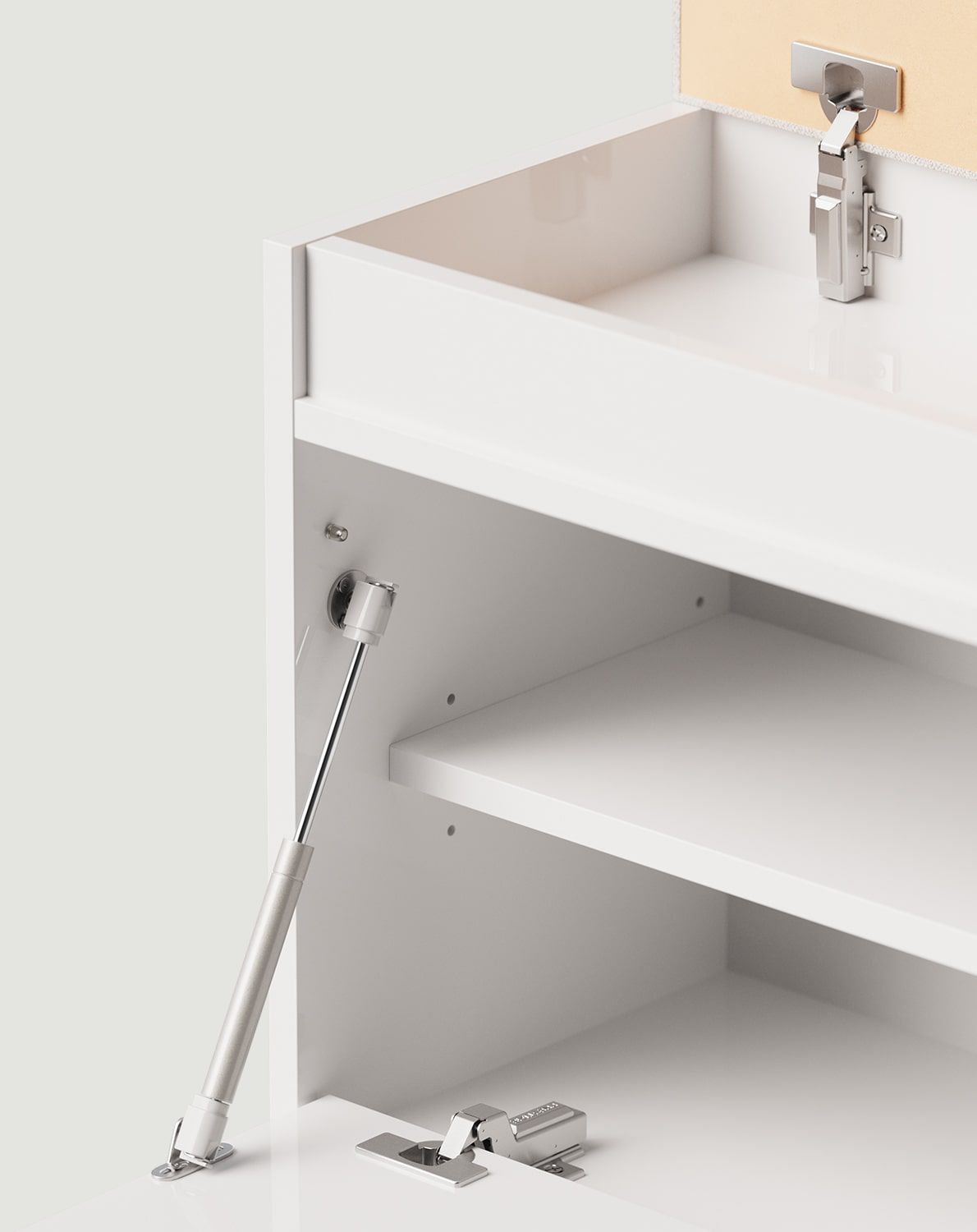 Schuhschrank SBC1P£ mit Sitz glänzend
Farbe: Weiß glänzend