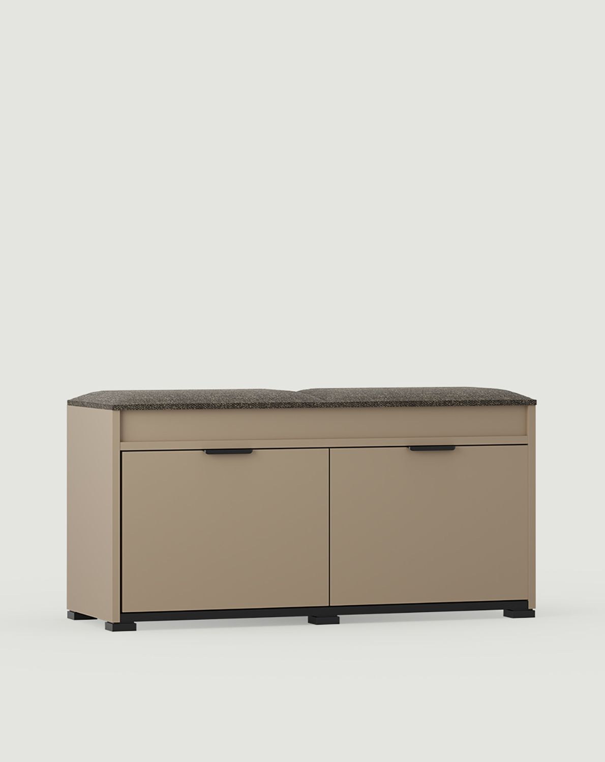 Schuhschrank SBC2 mit Sitz
Farbe: Cappuccino
Sitz: Moos 05
Griff: DAG Handle Black Slatted DCZ