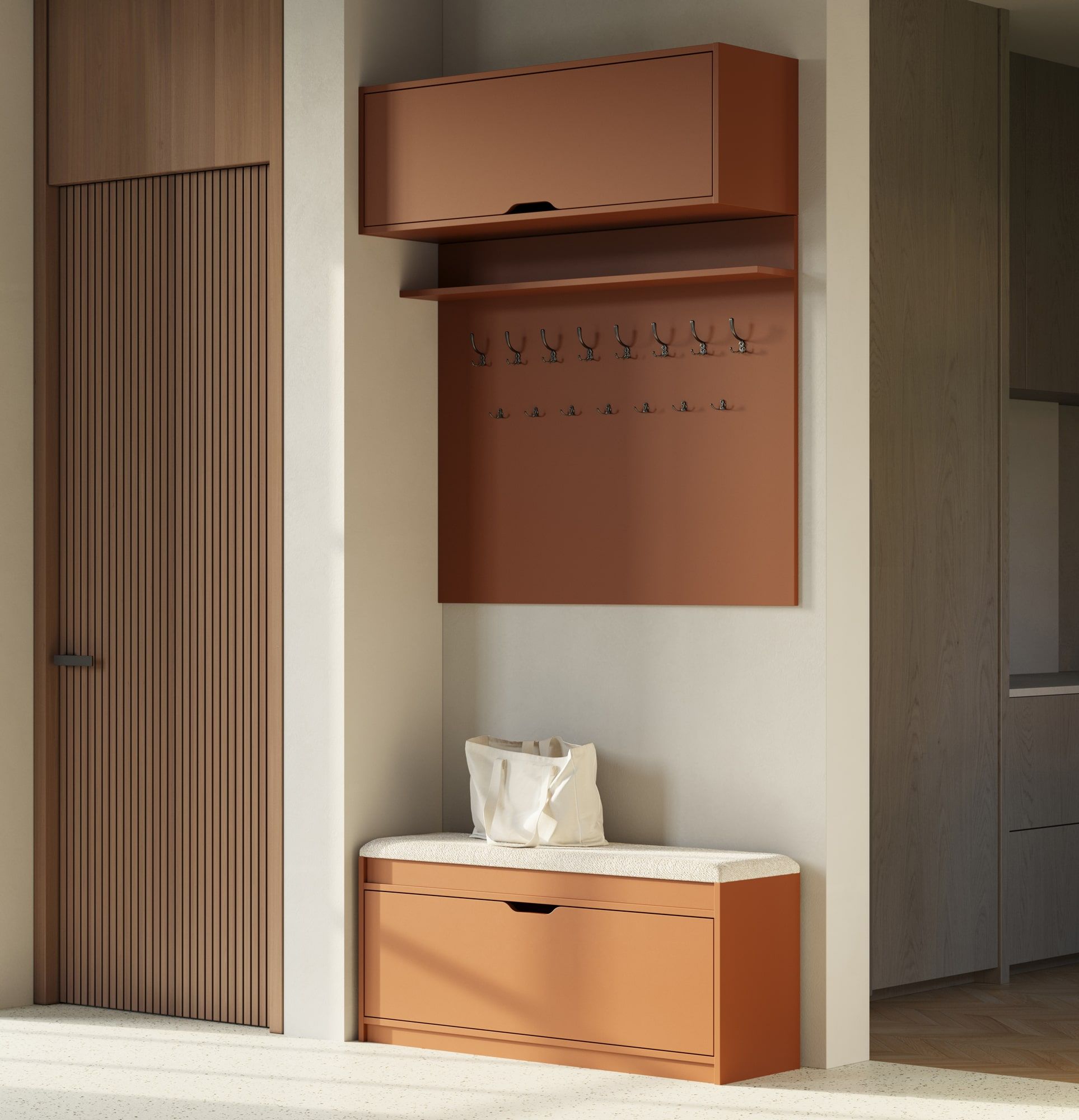Schuhschrank mit Sitzgelegenheit FINNES SBH1