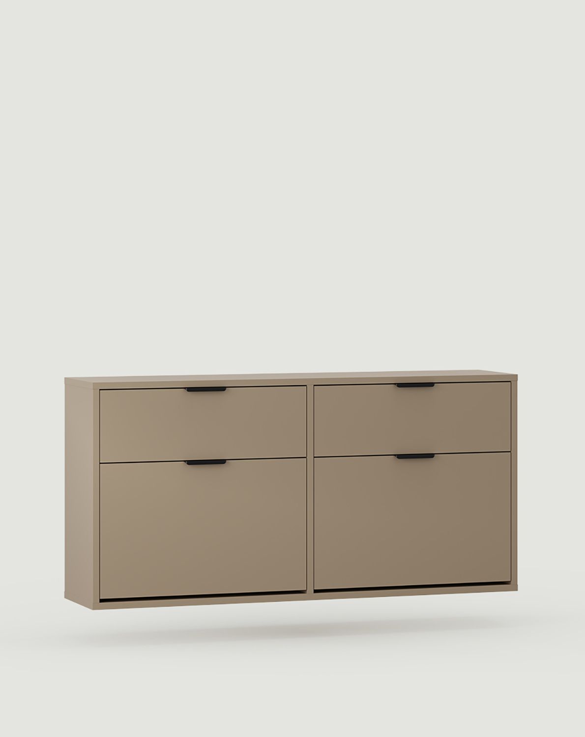 SBK3DS Wandschuhschrank
Farbe: Cappuccino
Griff: LING schwarz KLCZ Kantengriff
                            