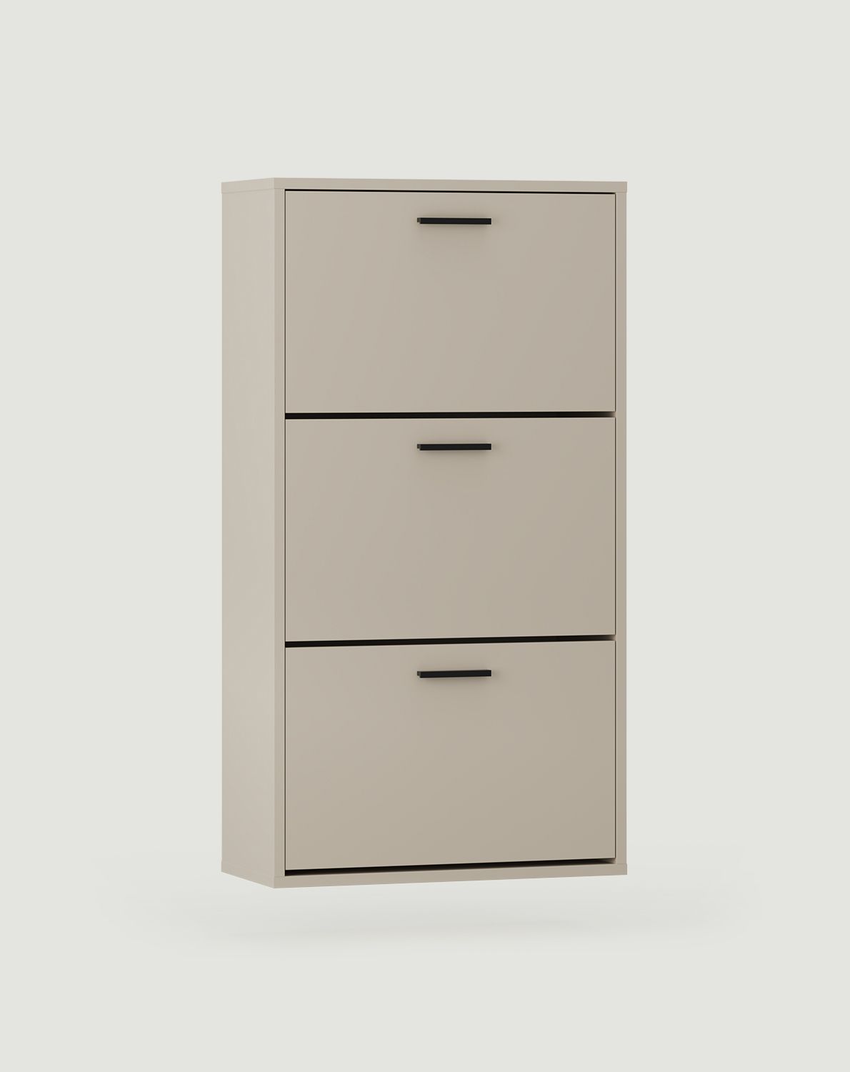SBK6D Hängeschuhschrank
Farbe: Champagner Beige
Griff: DAG-Griff Schwarzer Lattenrost DCZ