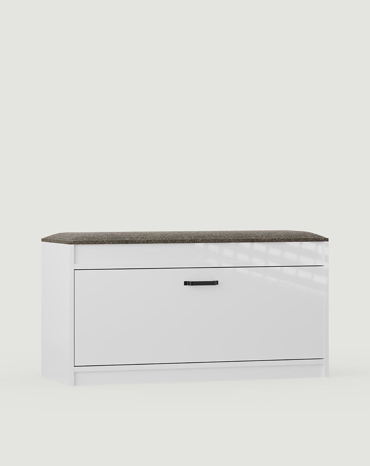 Schuhschrank SBS1P£ glänzend mit Sitz
Farbe: Weiß glänzend
Sitz: Moos 05
Griff: DAG-Griff Schwarzer Lattenrost DCZ