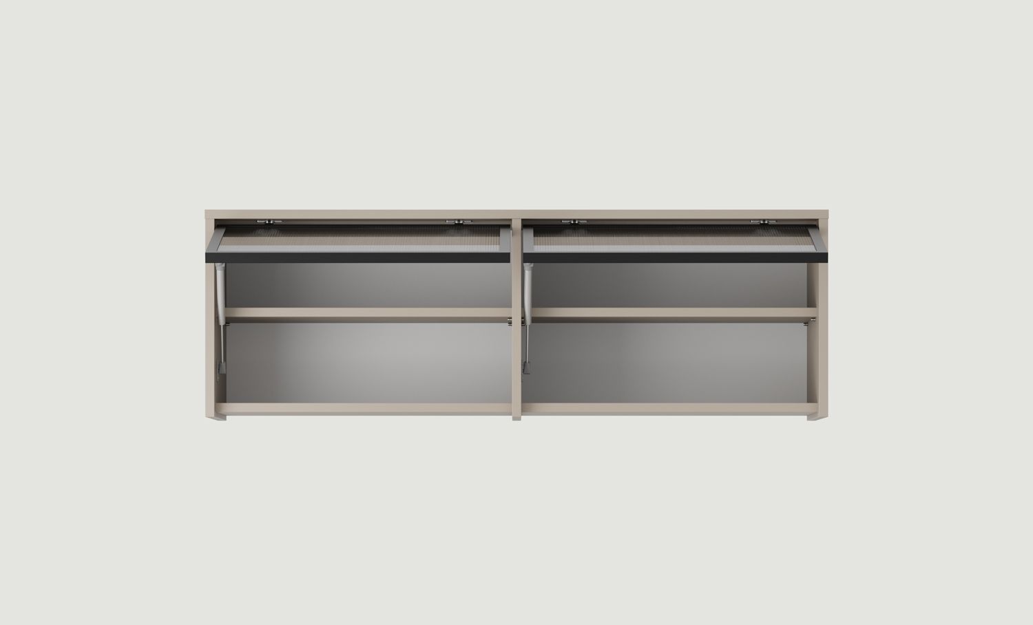 Glasierter Aufsatzschrank SIGI RPWS2
Farbe: Esche Weiß Lehm
Glas: Geriffeltes Ornamentglas