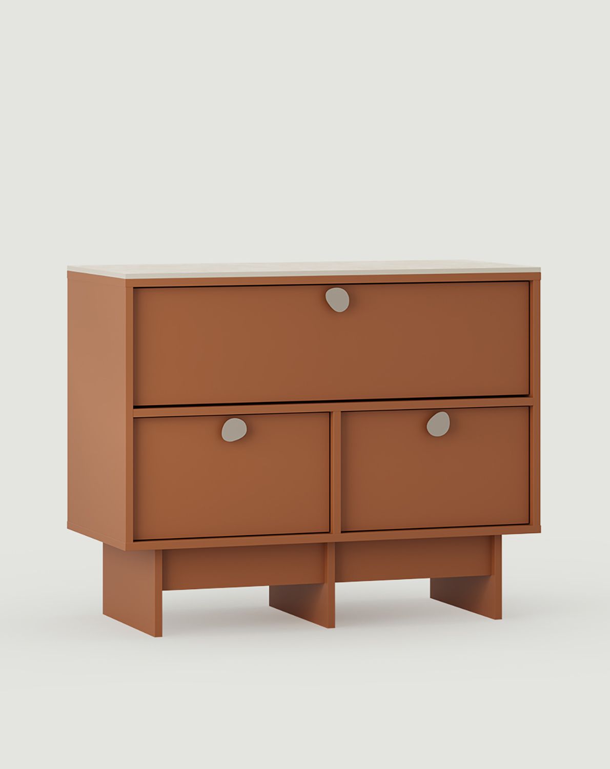 KABE KU01B Waschtischschrank im JAPANDI-Stil
Farbe: Sahara Deep
Griff: Stahlgriff grau-beige gebeizt