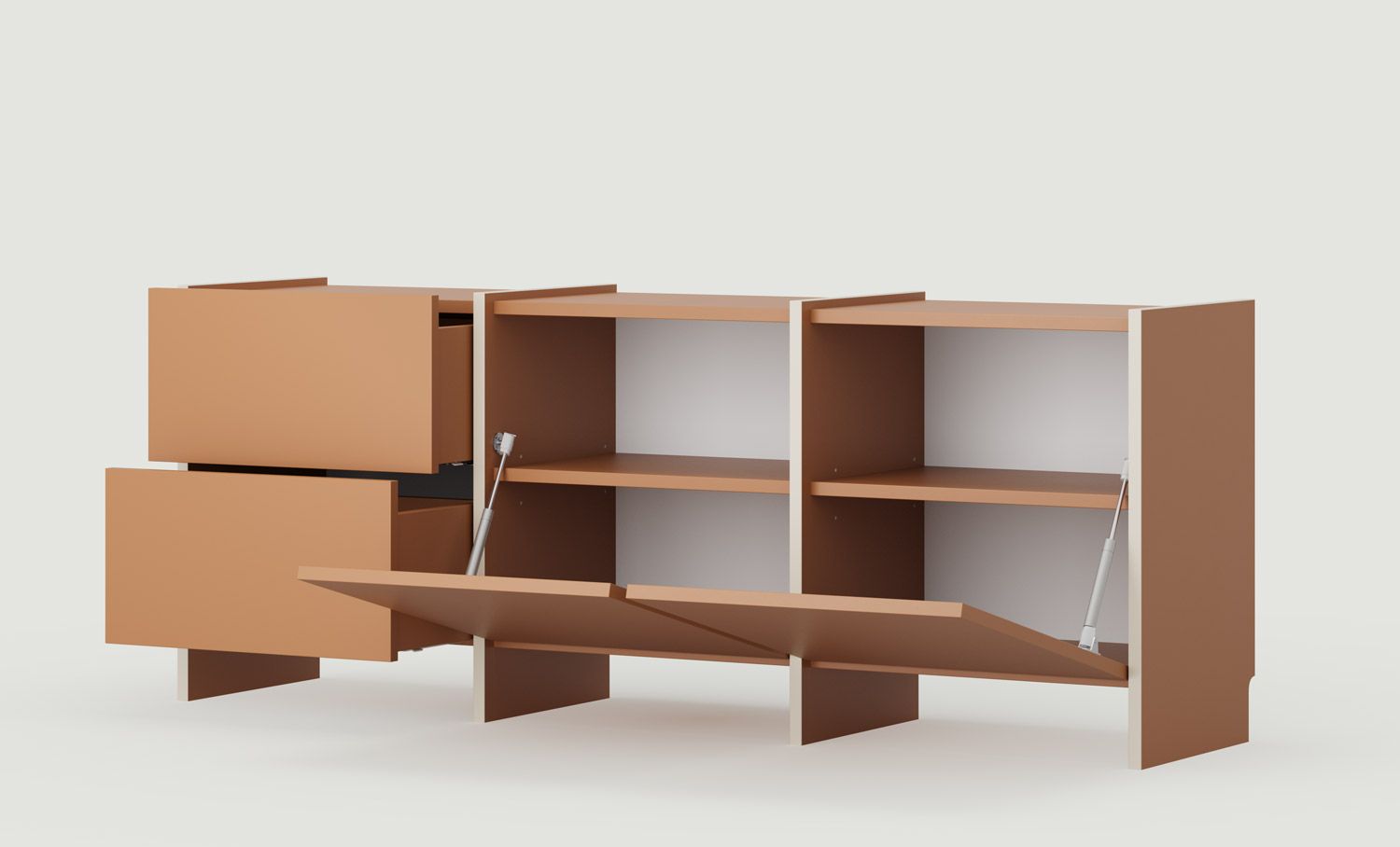 RTV-Schrank ASKA ASK14
Farbe: Sahara Tief
Furnier: Champagner Beige