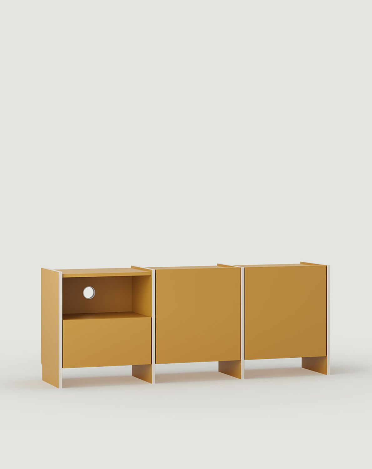 RTV-Schrank ASKA ASK15
Farbe: Senf Vintage
Furnier: Champagner Beige
                            