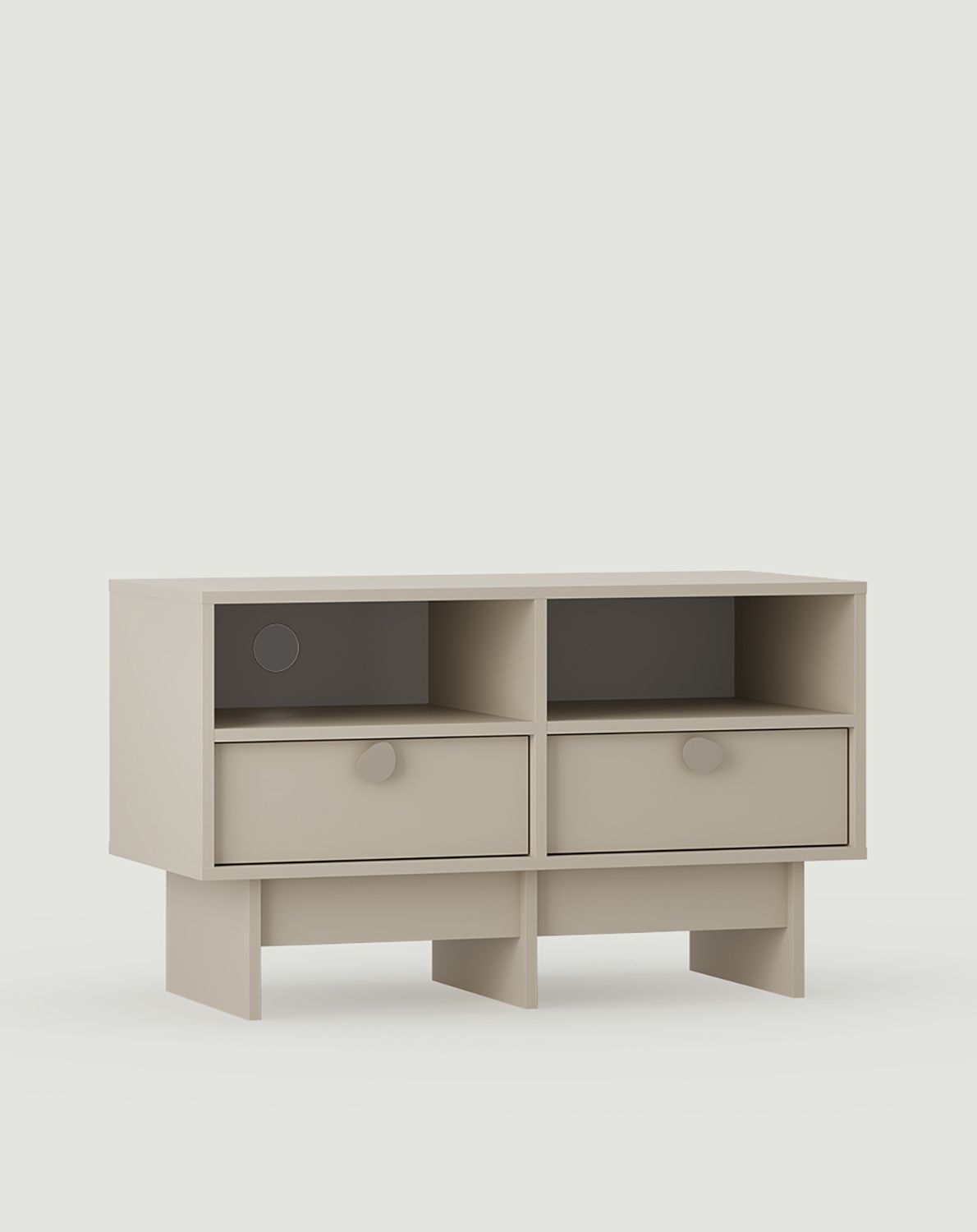 KABE KTV1S RTV-Schrank im JAPANI-Stil
Farbe: Champagner Beige
Griff: Stahlgriff Beize grau-beige