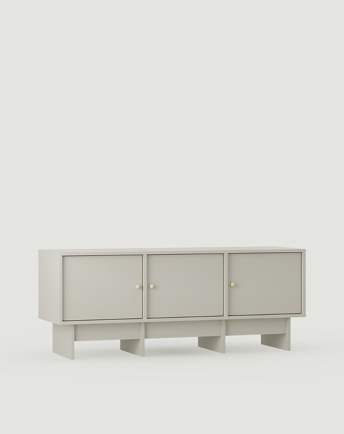 KABE KTV3 RTV-Schrank im JAPANDI-Stil
Farbe: Milky Way
Griff: Holzkugelgriff KD