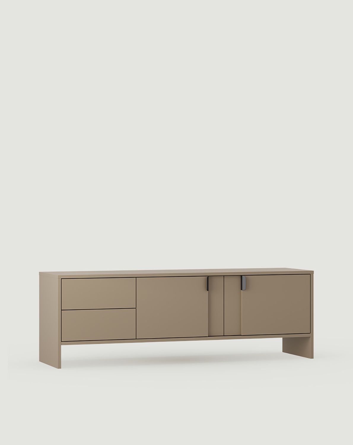 LAYERS RTV-Schrank LAY04
Farbe: Cappuccino
Zweite Schicht Frontfarbe: Cappuccino
Griff: LAYERS 110 Schwarz