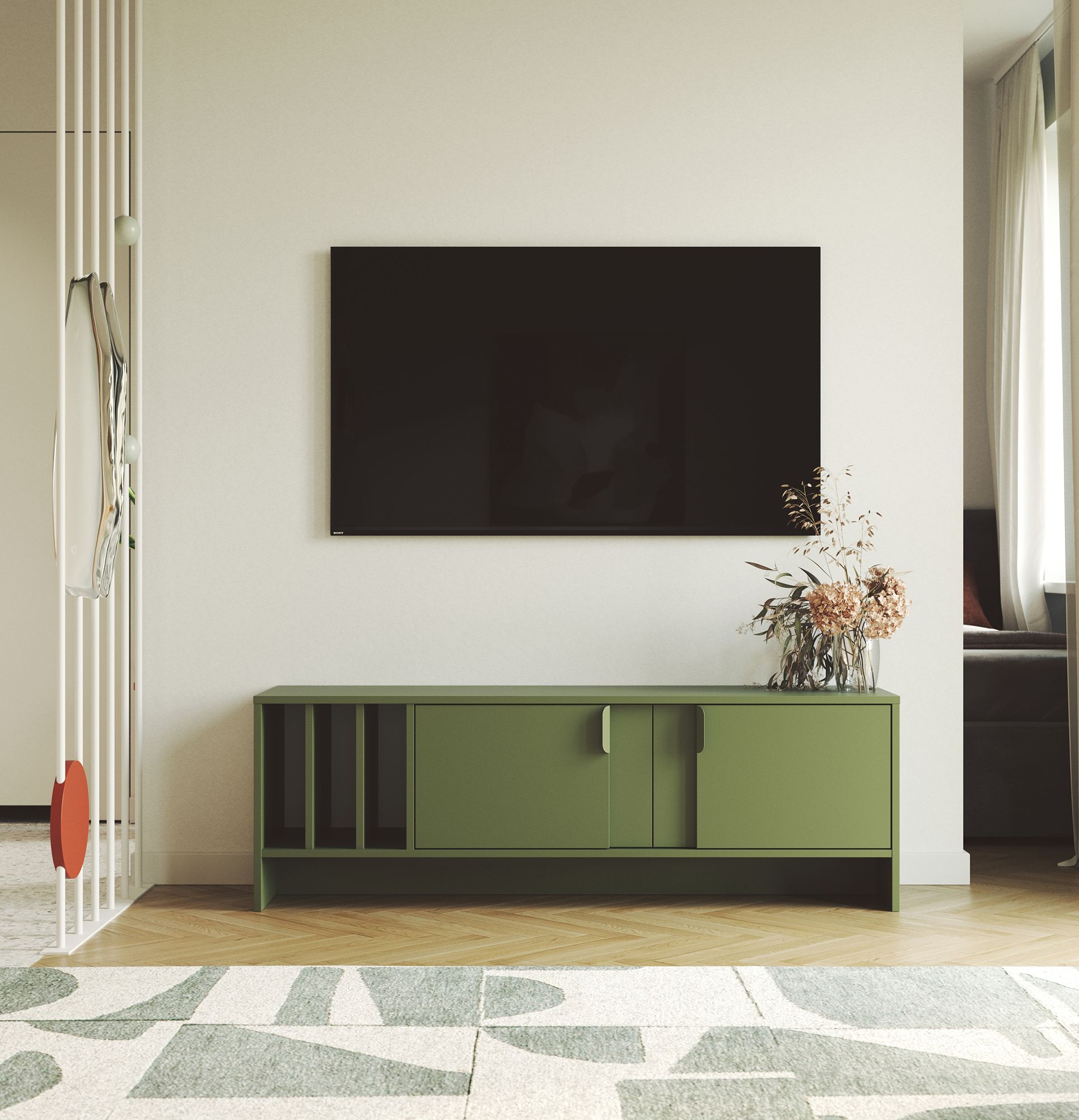 Vinyl-TV-Schrank LAYERS LAY08