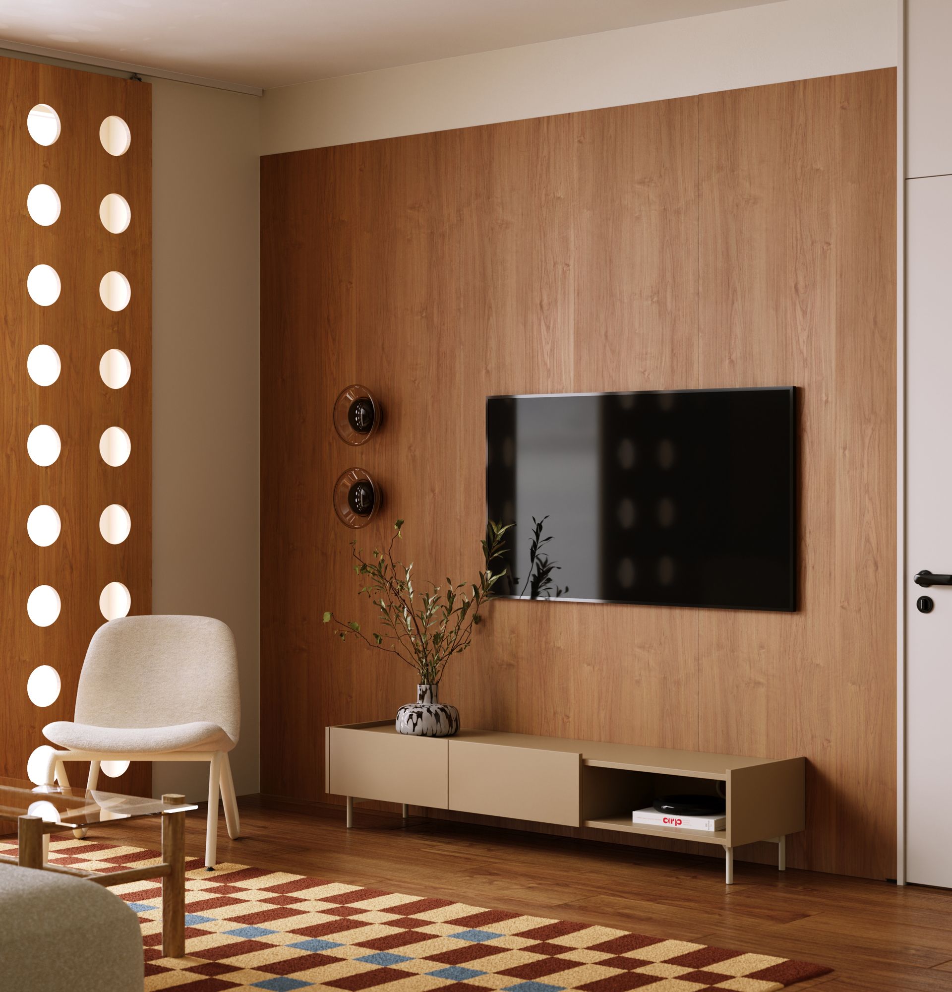 RTV SKRA SKR17 Schrank
Farbe: Cappuccino
Beine: SKRA Milky Way
                            