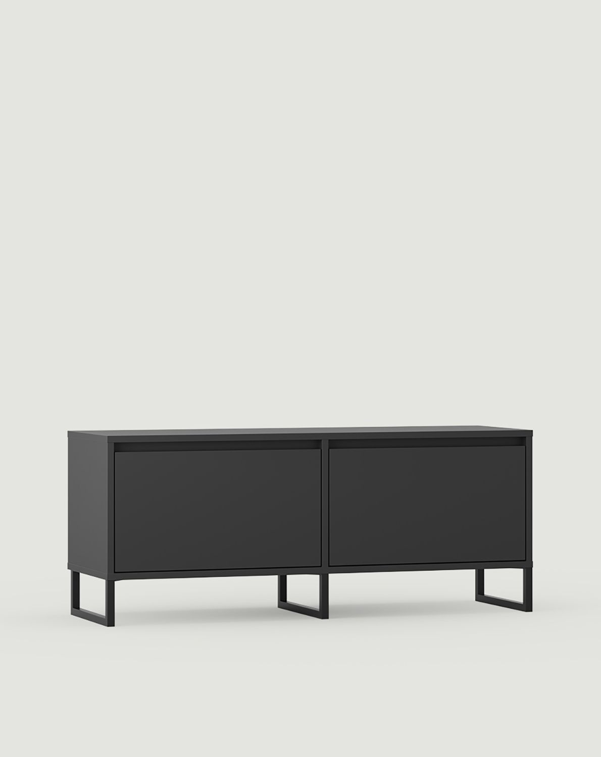 RTV-Schrank ODIS BTV2K
Farbe: Tiefbasalt
Farbe der Beine: Schwarz
                            