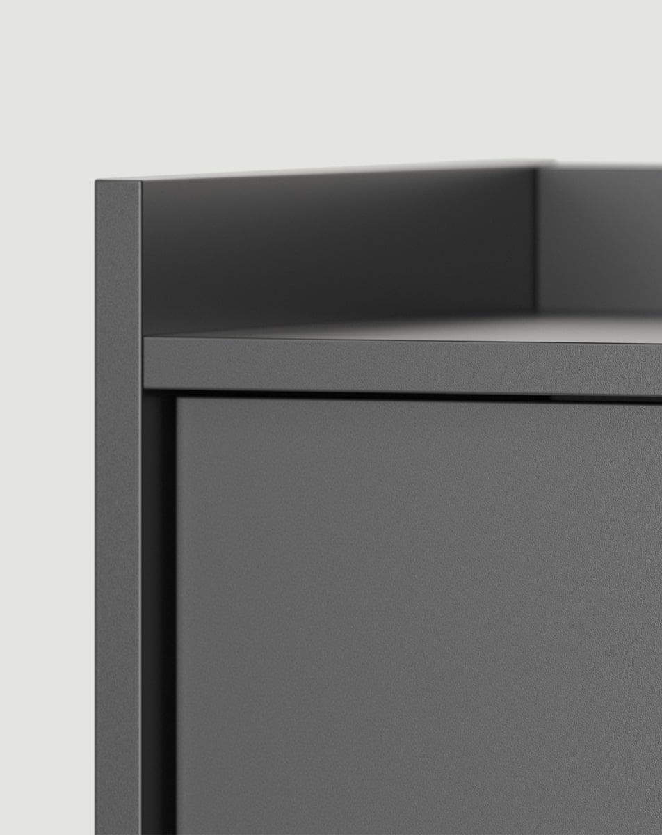 Hohe Konsole SIGI KSW1
Farbe: Diamantgrau