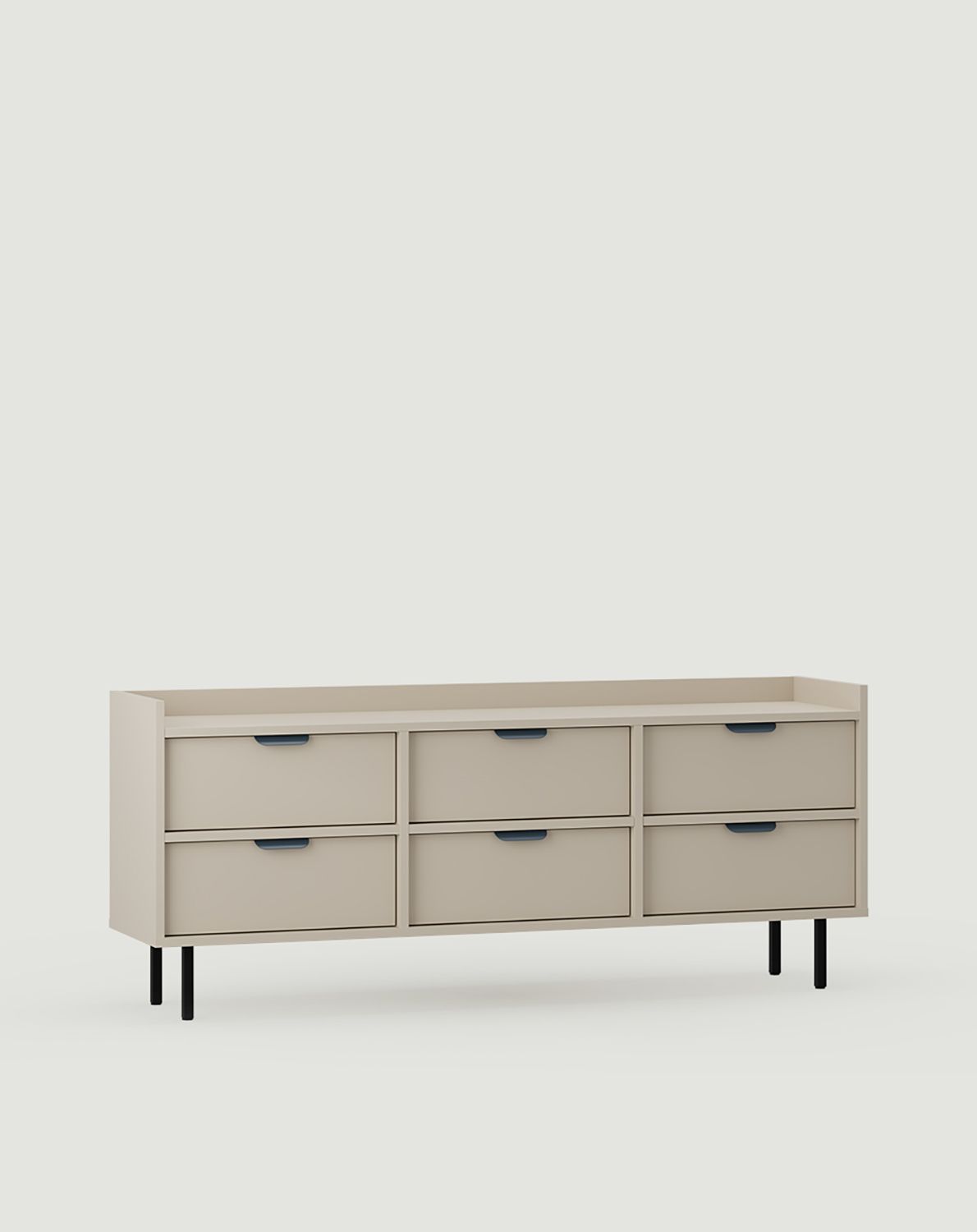 RTV-Schrank SIGI STV6S
Farbe: Champagnerbeige
Fuß: Schwarz
Griff: LAYERS 110 Night Sailing Kantengriff