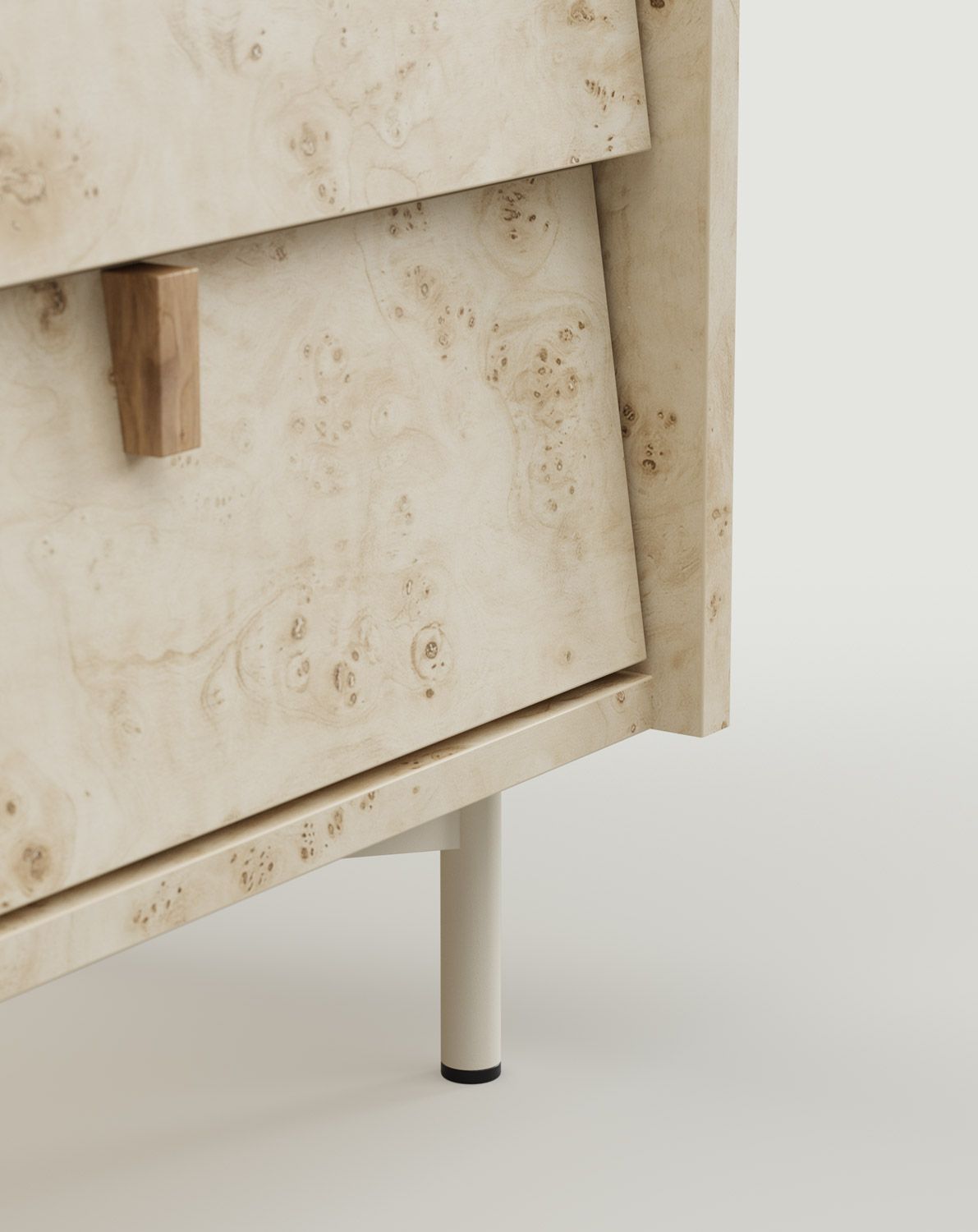 RTV SKRA SKR09 Schrank
Farbe: Chechotte Art Deco
Griff: Eiche Wedge
Beine: SKRA Milky Way
                            