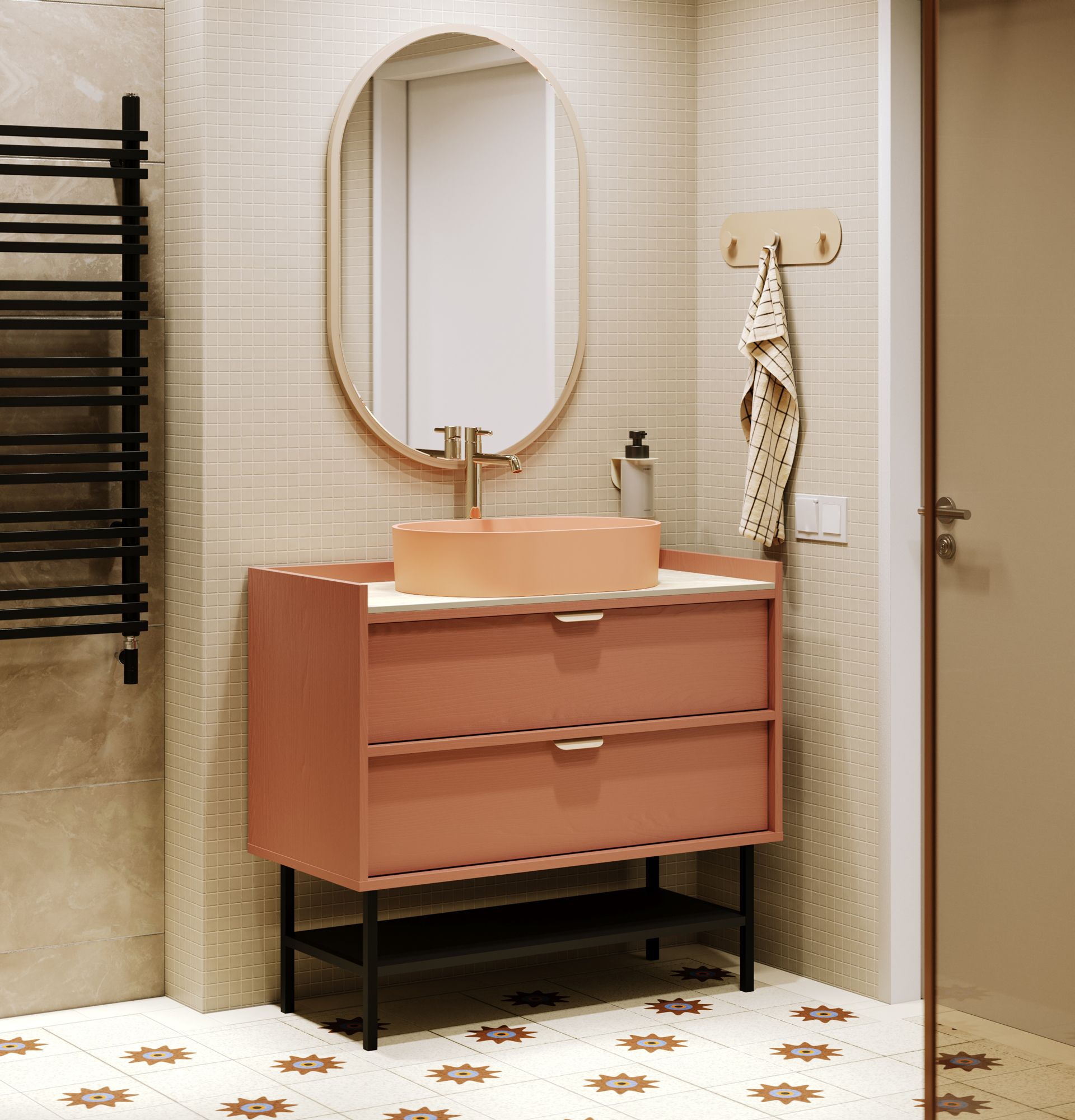 Waschtischunterschrank OMNIRES SIGI SU02