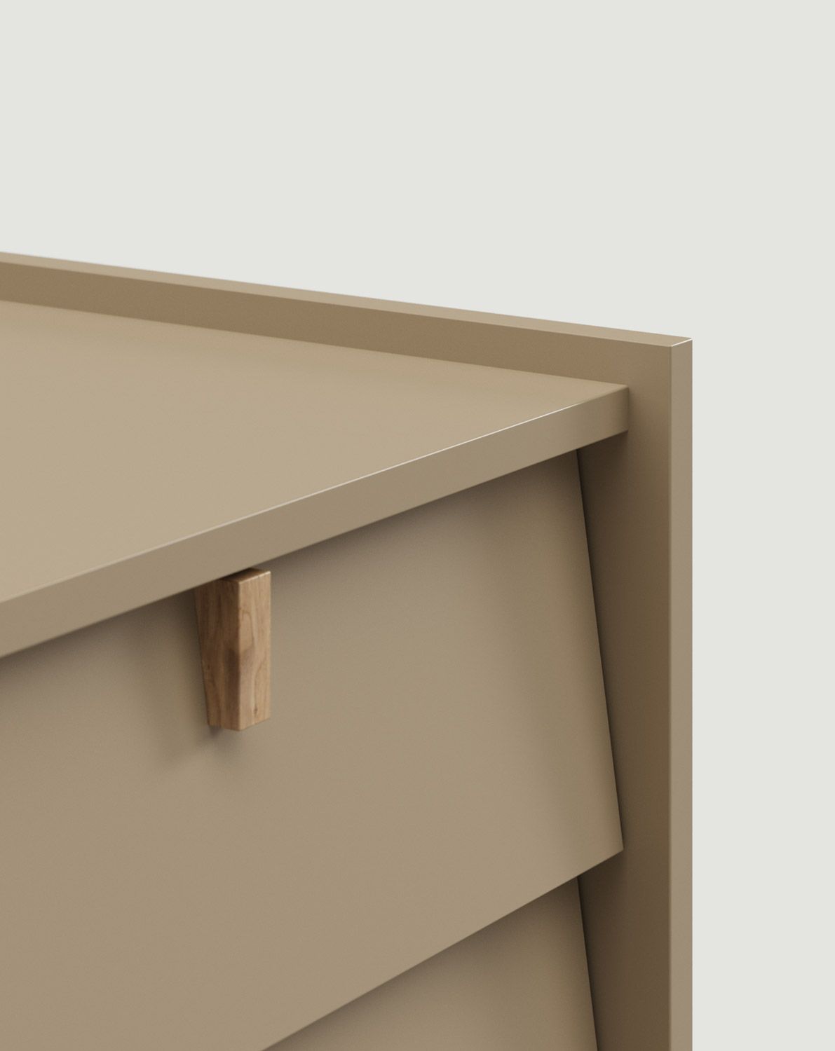 Doppel-Waschtischschrank SKRA SKR69
Farbe: Cappuccino
Griff: Eiche Wedge