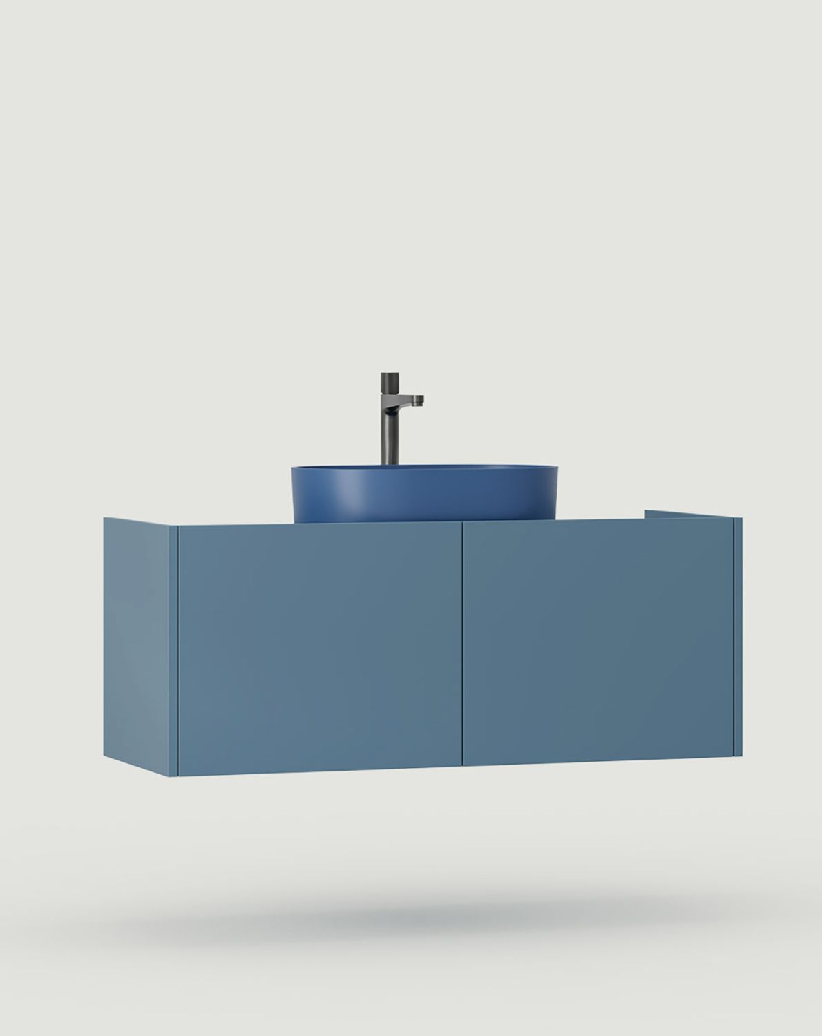 OMNIRES SKRA SKR63 Hängeschrank mit Waschbecken
Farbe: Misty Morning
Waschbecken: OVO M+ Mitternachtsblau
Wasserhahn: Tall Contour Anthrazit Omnires