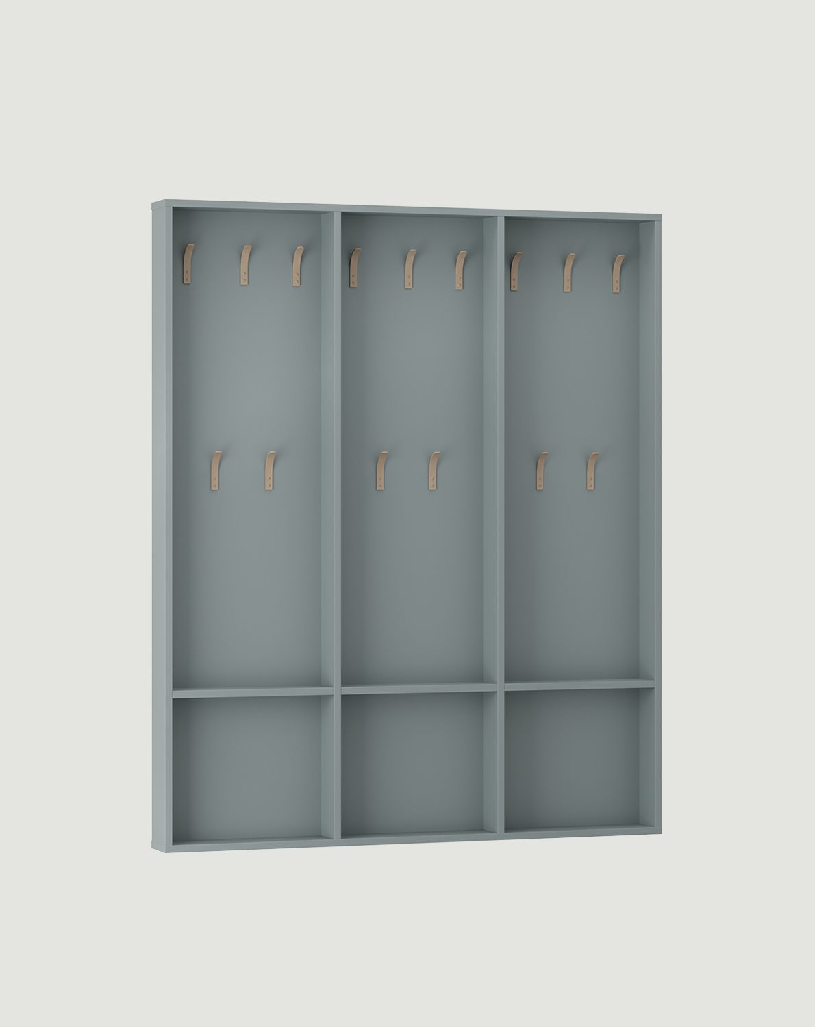 RAGNAR RA18 Einbaukleiderbügel
Farbe: Twilight Blue
Haken: Cappuccino Stahlbogen